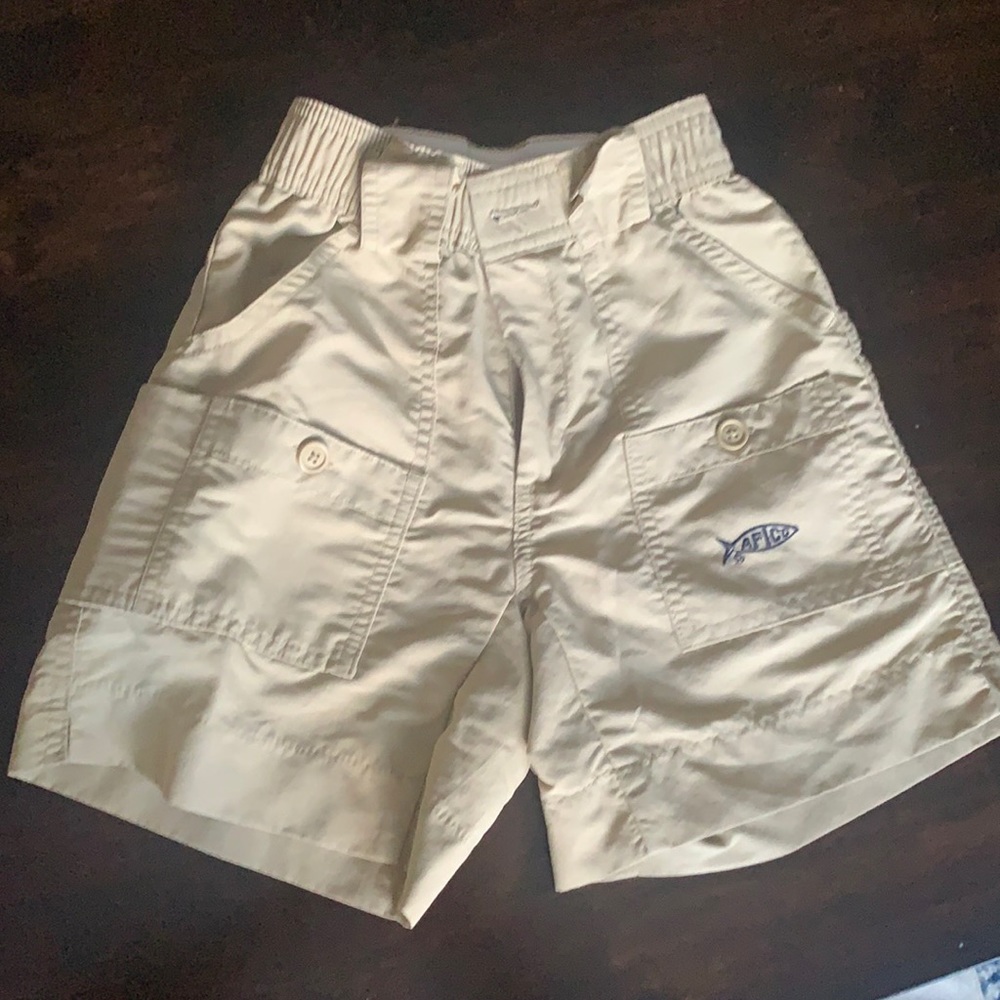 Khaki aftco boys shorts